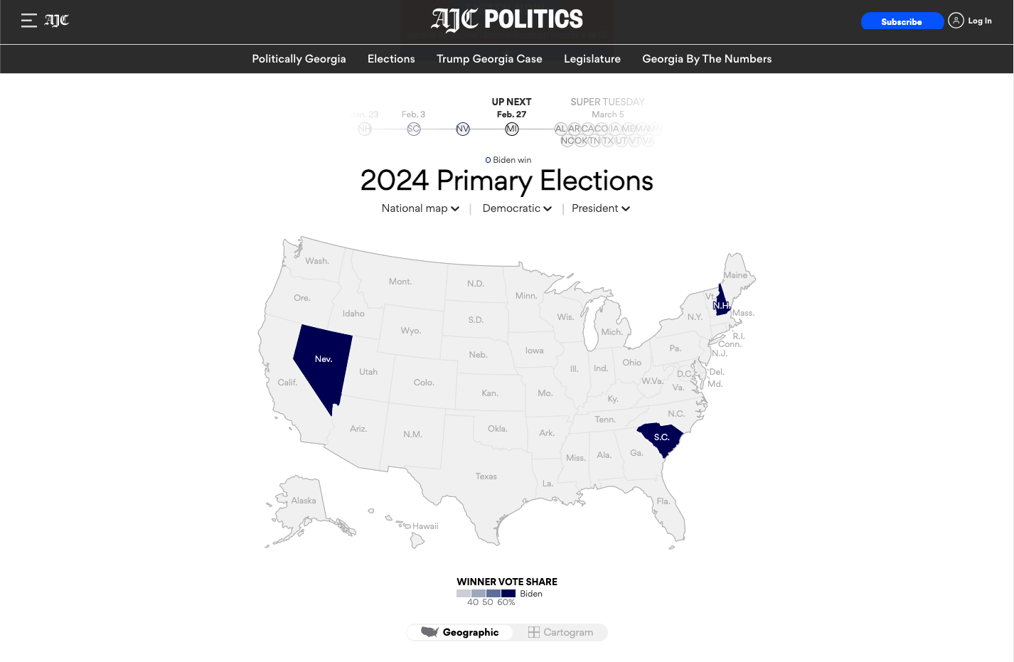 Election Result, The Atlanta Journal-Constitution